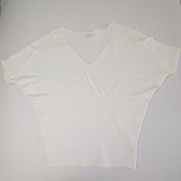 Michael Stars the Original Tee Women's Shirt Short Sleeve Pearl One Size NWOT - Picture 3 of 6